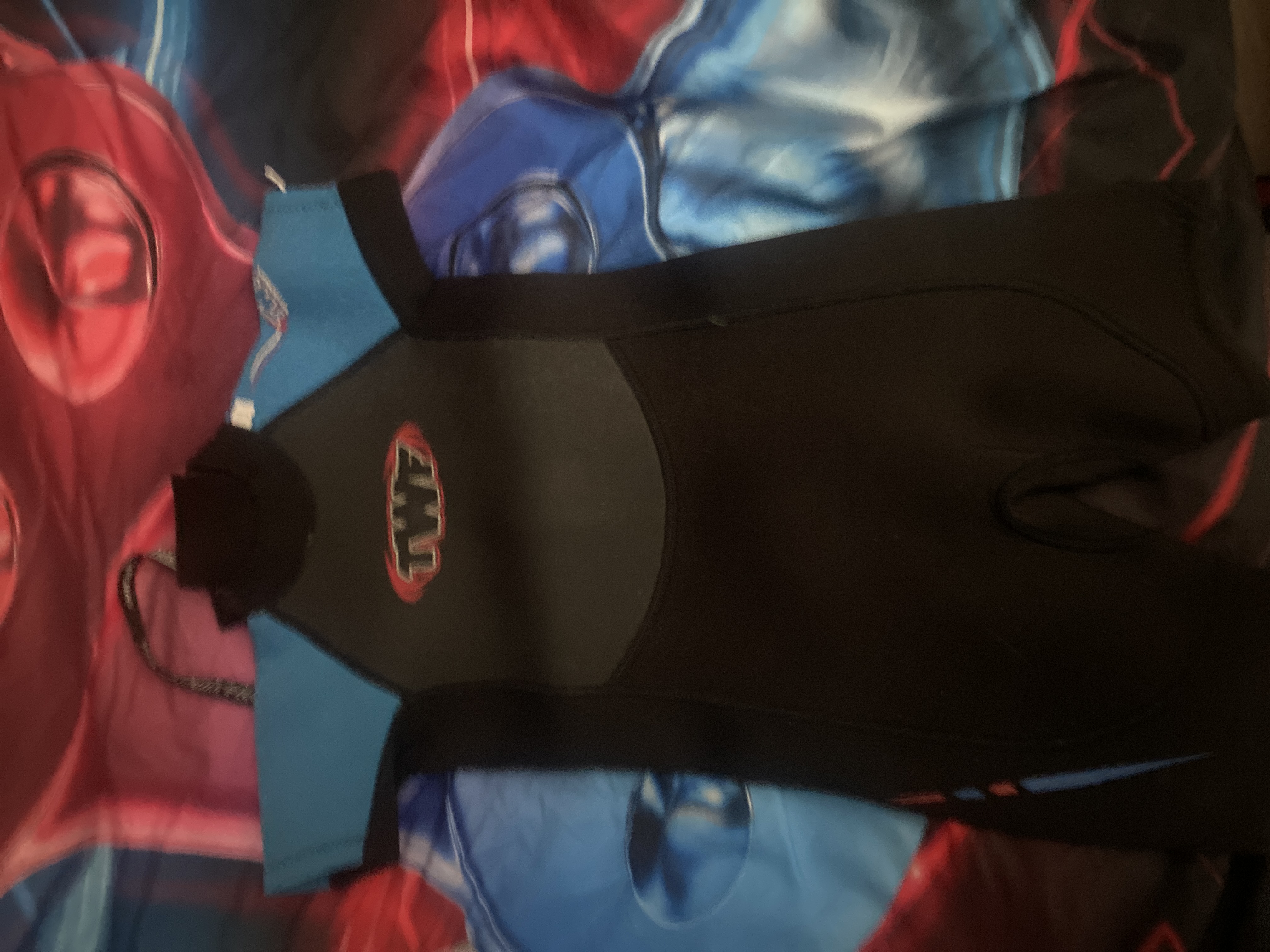 TWF blue and black swimsuit 