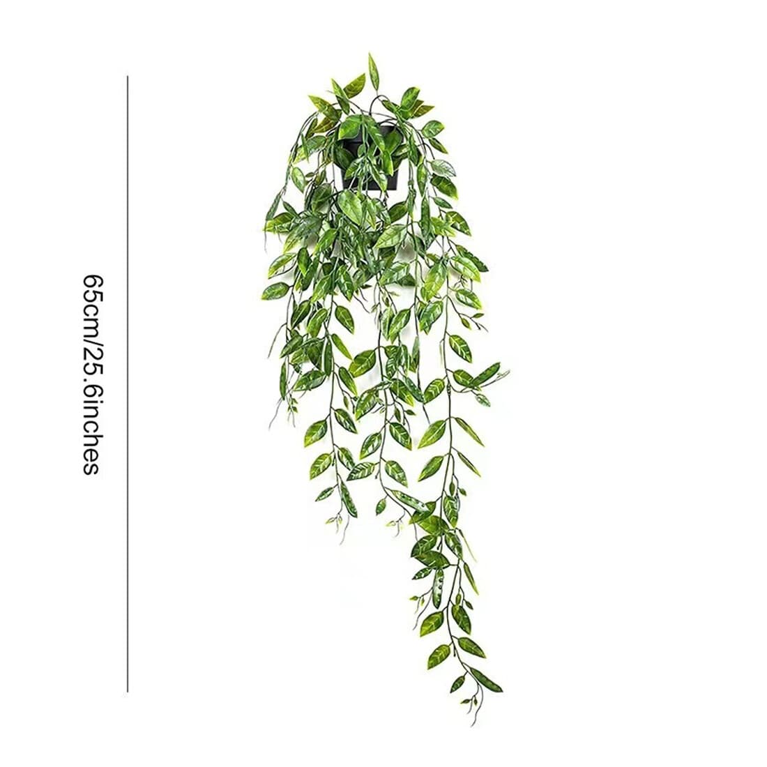 4 Pack Artificial Hanging Plants In Pots Indoor Fake Trailing Plants Home Room image 3 thumbnail
