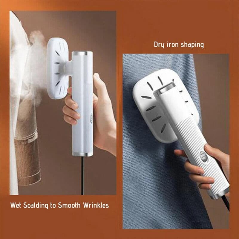Travel Steamer Mini Iron For Clothes, Steam Iron Handheld Portable Steamer White image 6 thumbnail