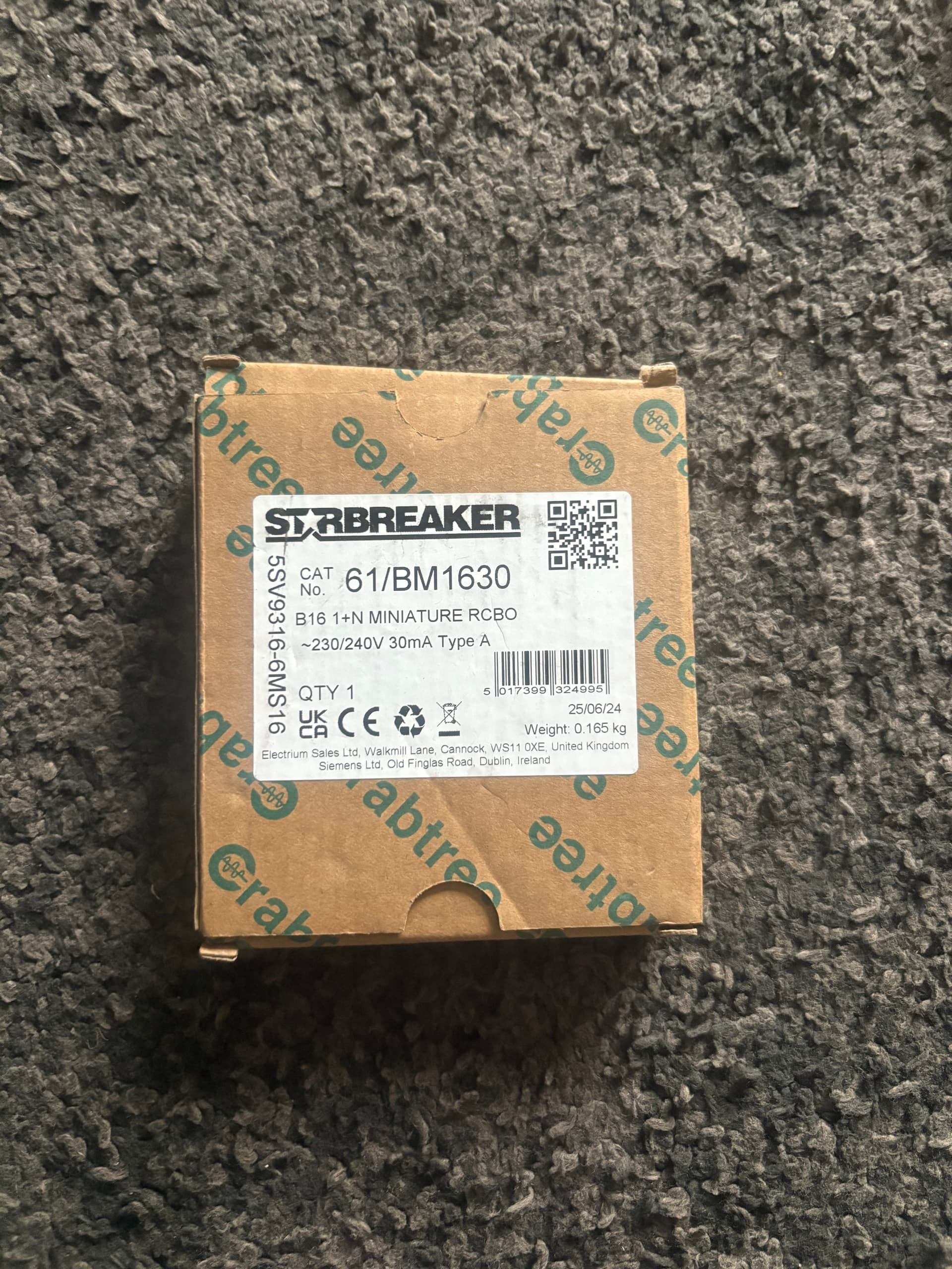 Crabtree 16a starbreaker rcbo