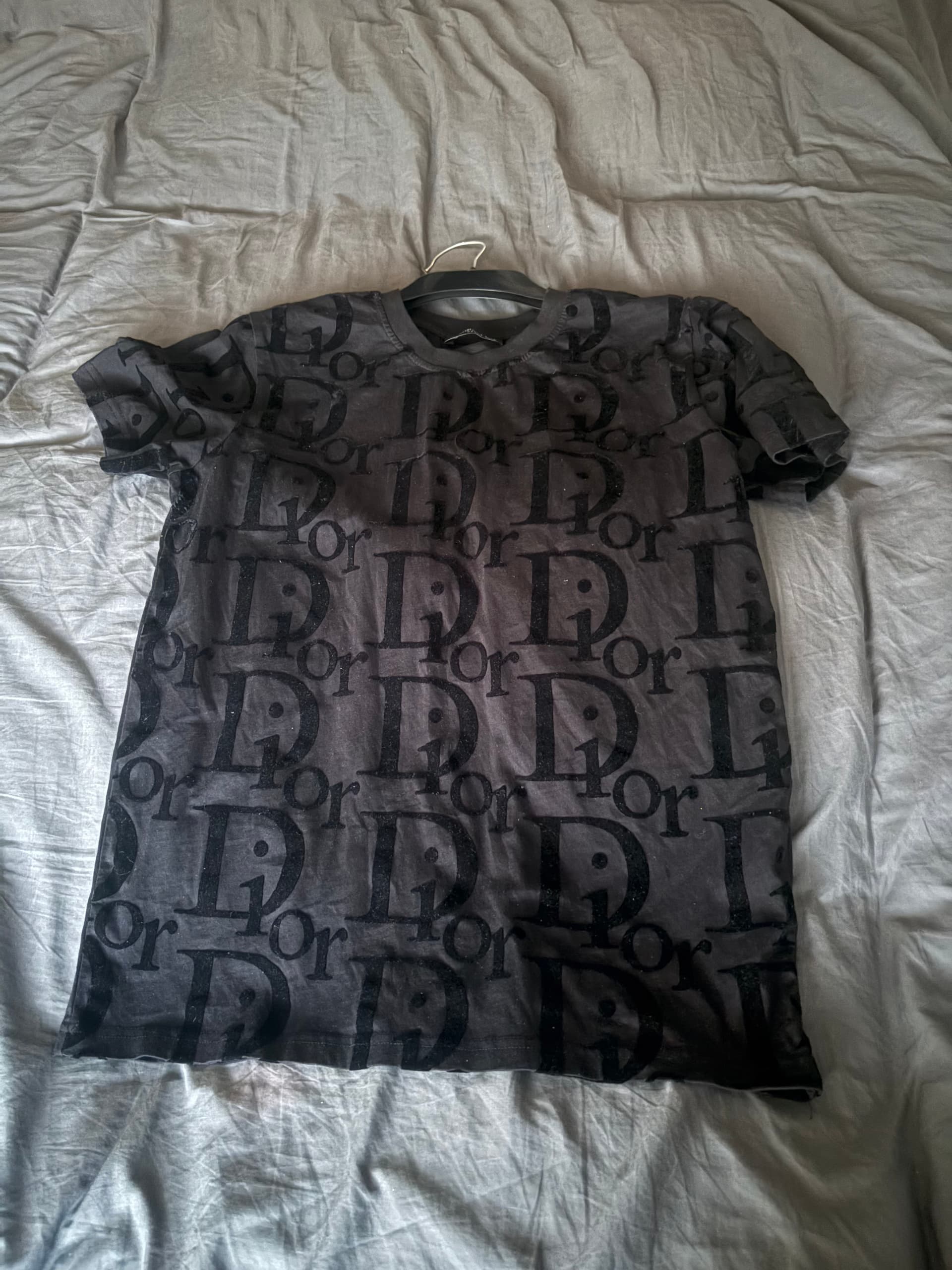 Dior black mens t shirt size m