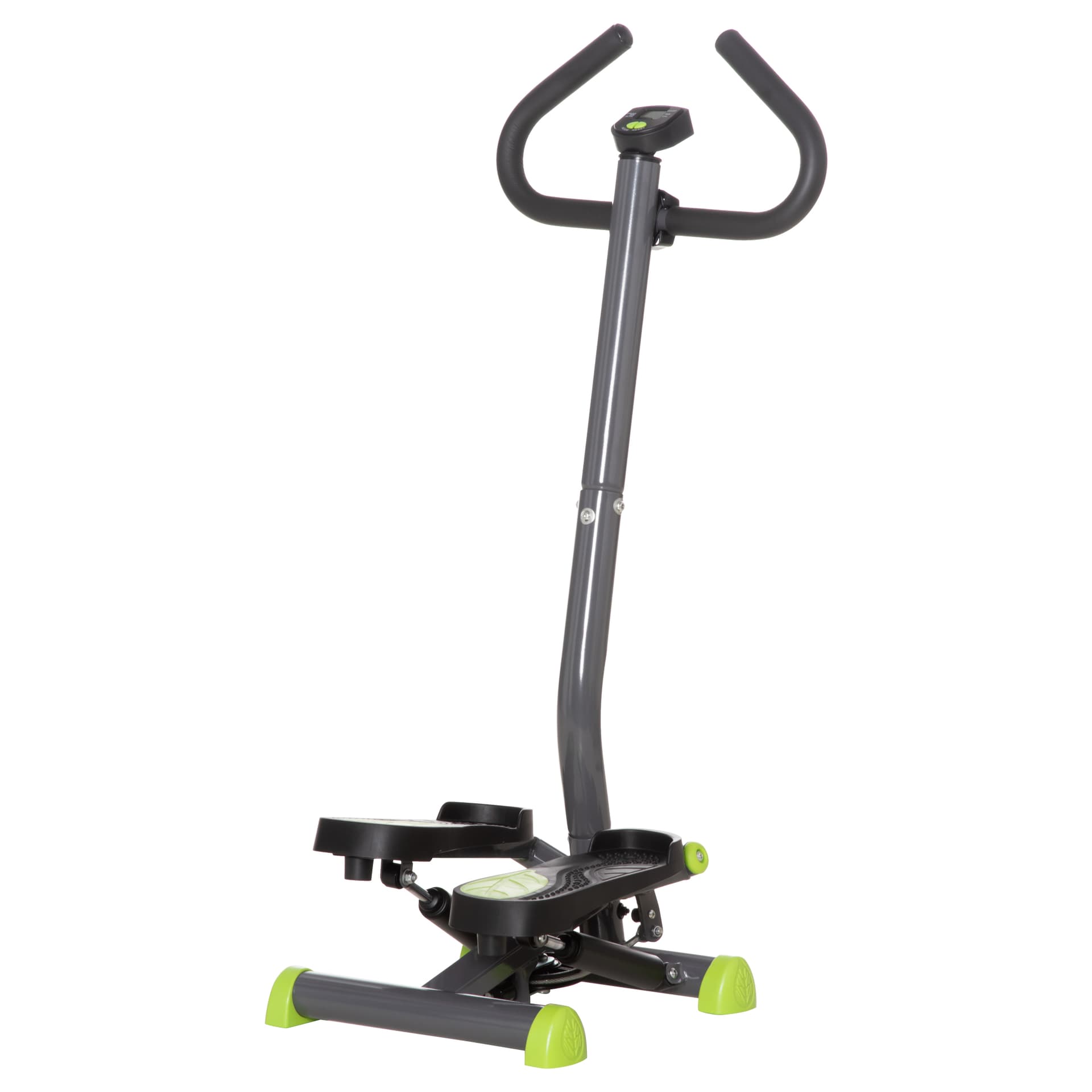 Twister Stepper, Step Machine With Adjustable Resistance, LCD Screen - Grey